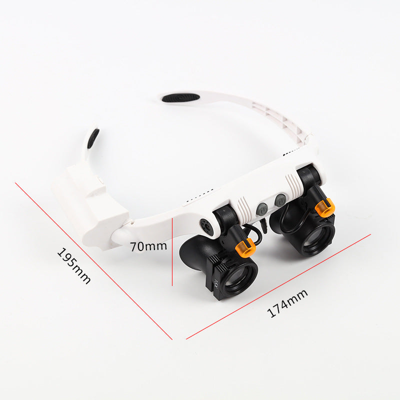 GAFAS BINOCULARES "OCULUS PLUS" CON LENTES DE AUMENTO Y LUZ LED
