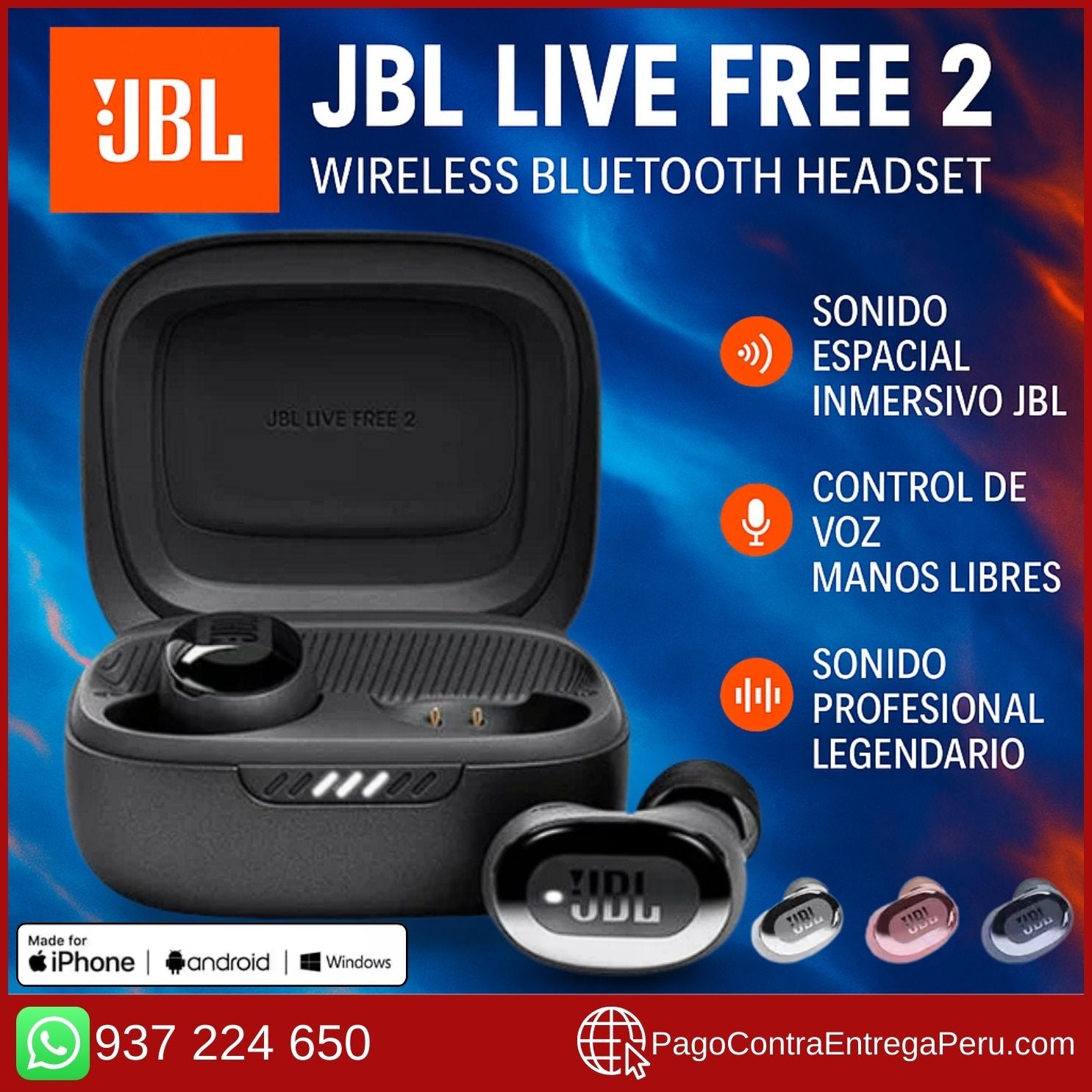 JBL Live Free 2 - CUIDA TU SALUD AUDITIVA