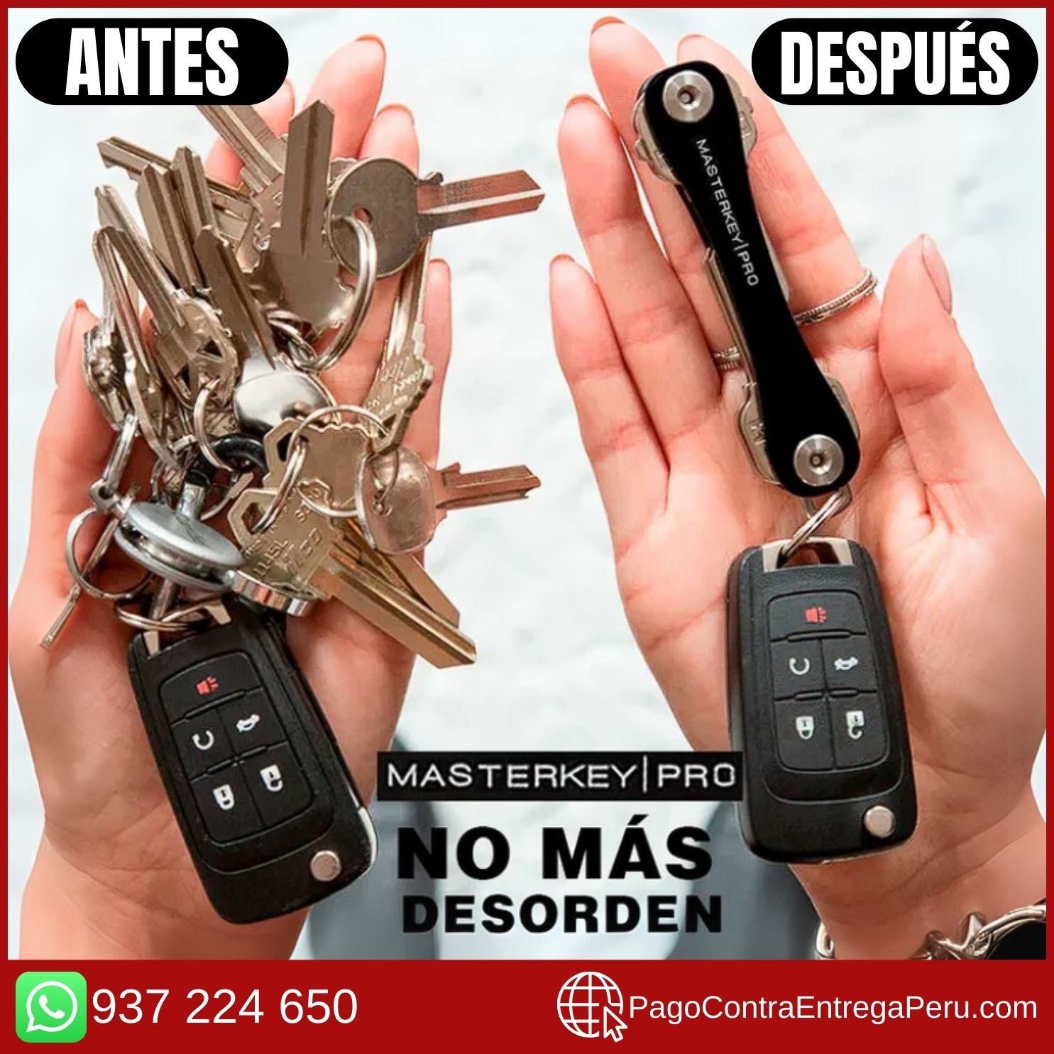 MasterKey Pro - Organizador de Llaves