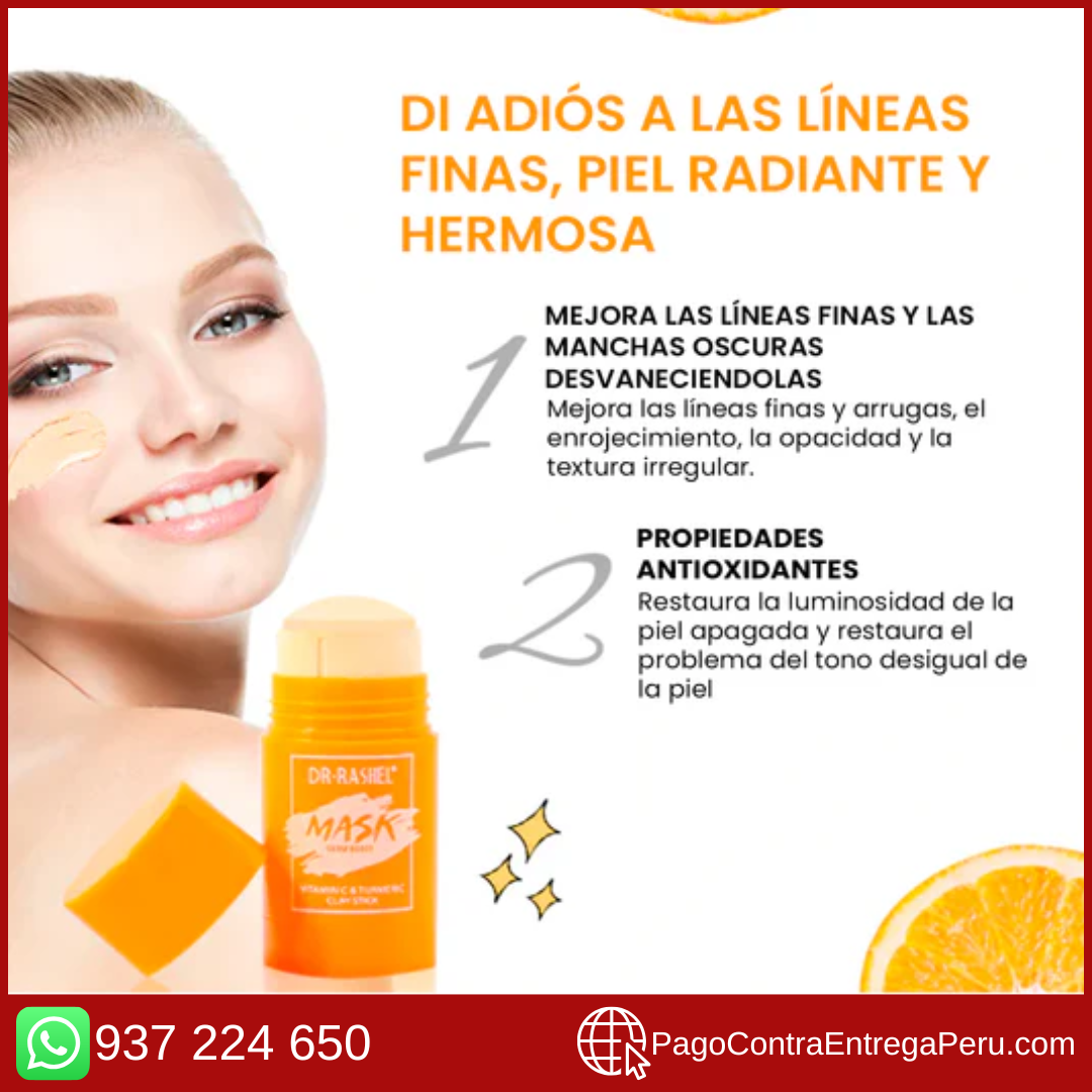 Dr. Rashel Mascarilla Vitamina C de limpieza profunda (SIENTETE SEGURA(O) TODO EL AÑO) !!!!
