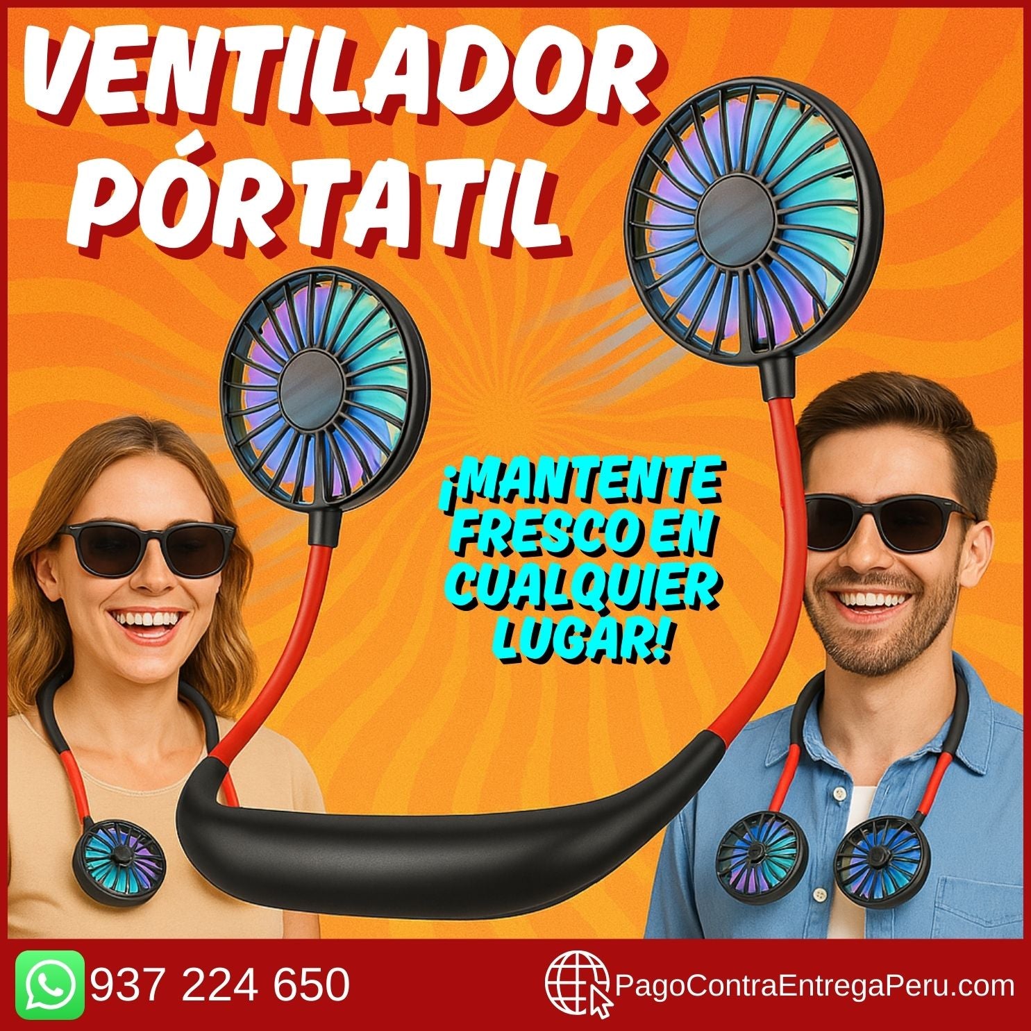 ⭐⭐⭐VENTILADOR PORTÁTIL PERSONAL PARA CUELLO⭐⭐⭐