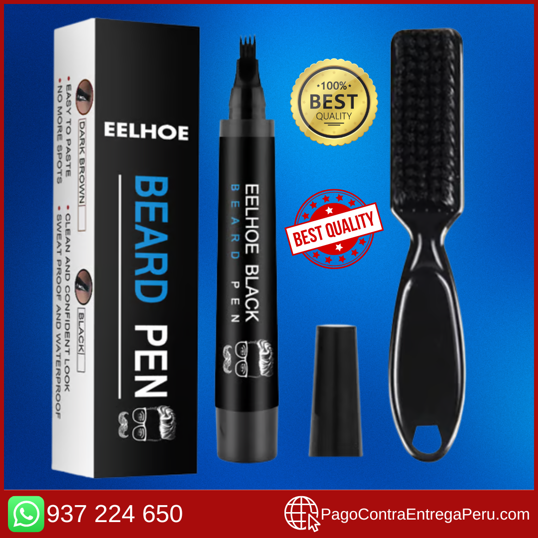 🖊️BEARD PEN – LÁPIZ PROFESIONAL PARA BARBA Y CEJAS💯🧔💪🔥