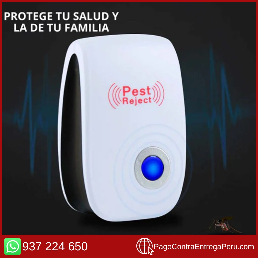 PEST REJECT - Repelente Ultrasónico para Plagas