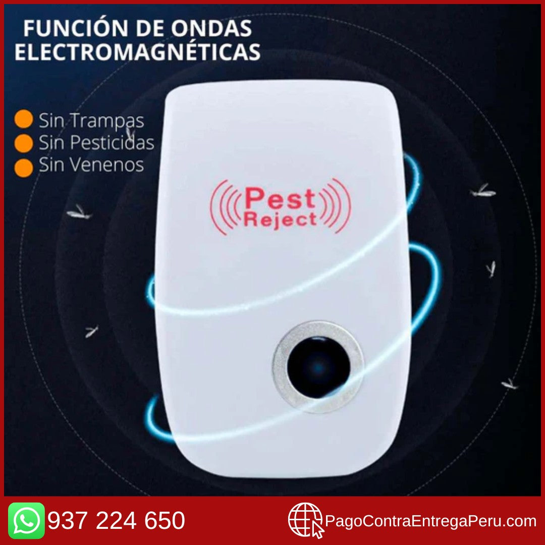 PEST REJECT - Repelente Ultrasónico para Plagas