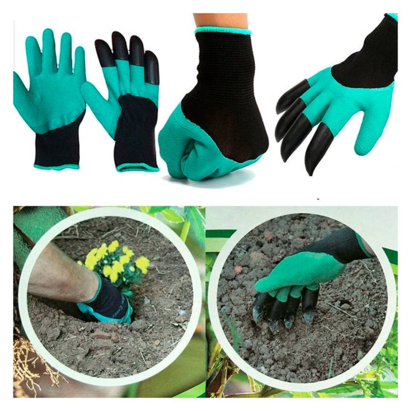 GUANTES PARA JARDINERÍA TIPO GARRAS