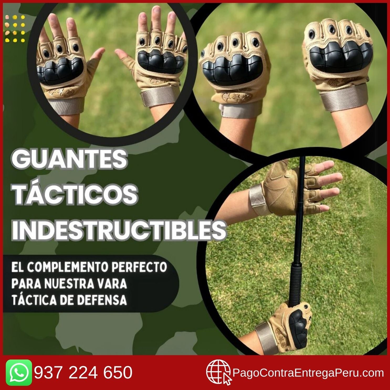 GUANTES TÁCTICOS INDESTRUCTIBLES