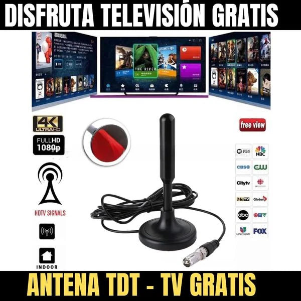 ANTENA PARA TV DIGITAL HD 4K