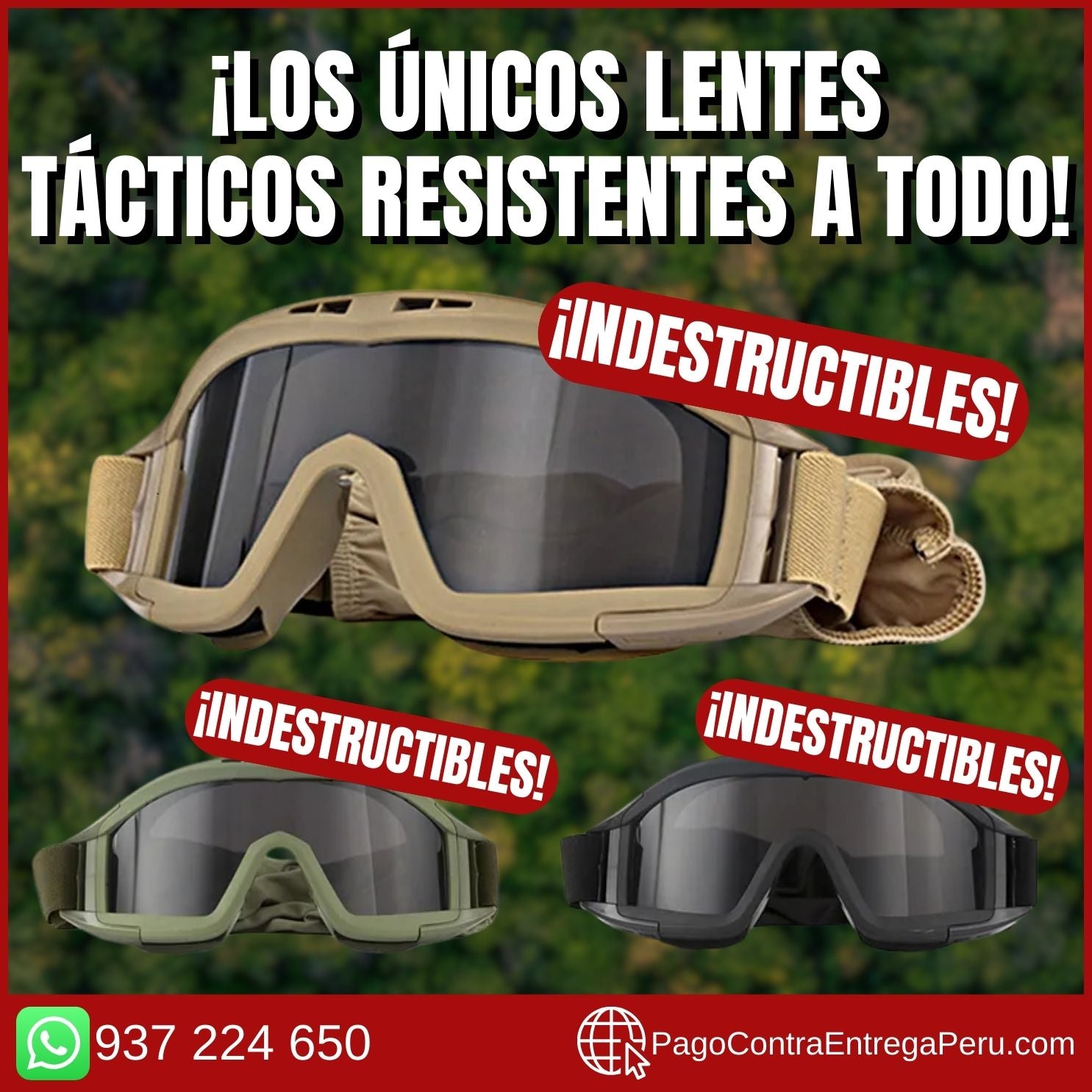 Lentes Tácticos de Suprevivencia