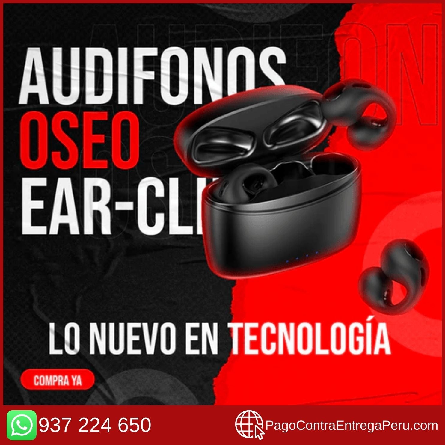 AURICULAR DE CONDUCCION OSEA CLIP ⭐⭐⭐⭐⭐