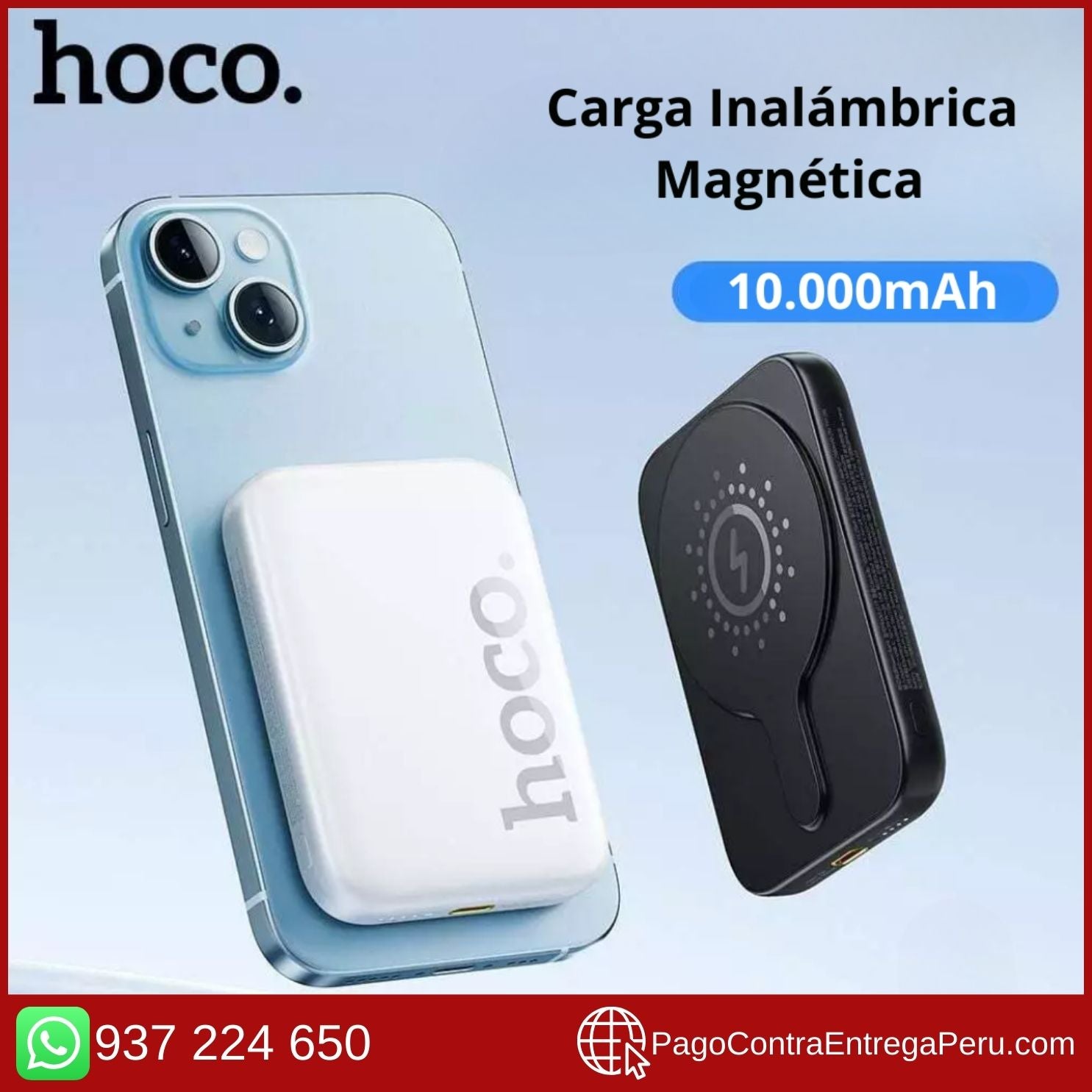 ⭐POWER BANK MAGSAFE - CARGA INALÁMBRICA MAGNÉTICA 10,000 mAh⭐
