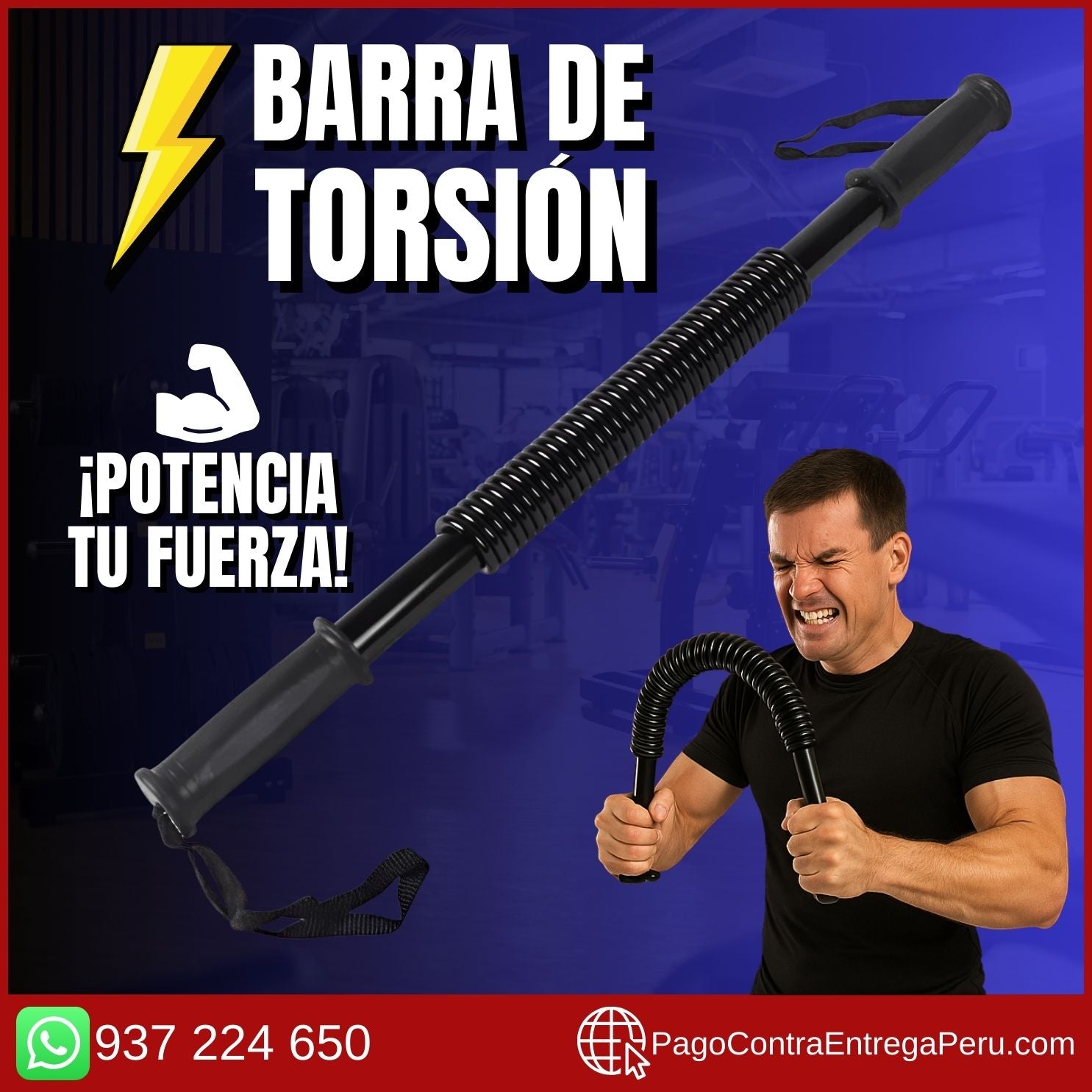 💪 BARRA DE TORSIÓN MULTIFUNCIONAL 💪