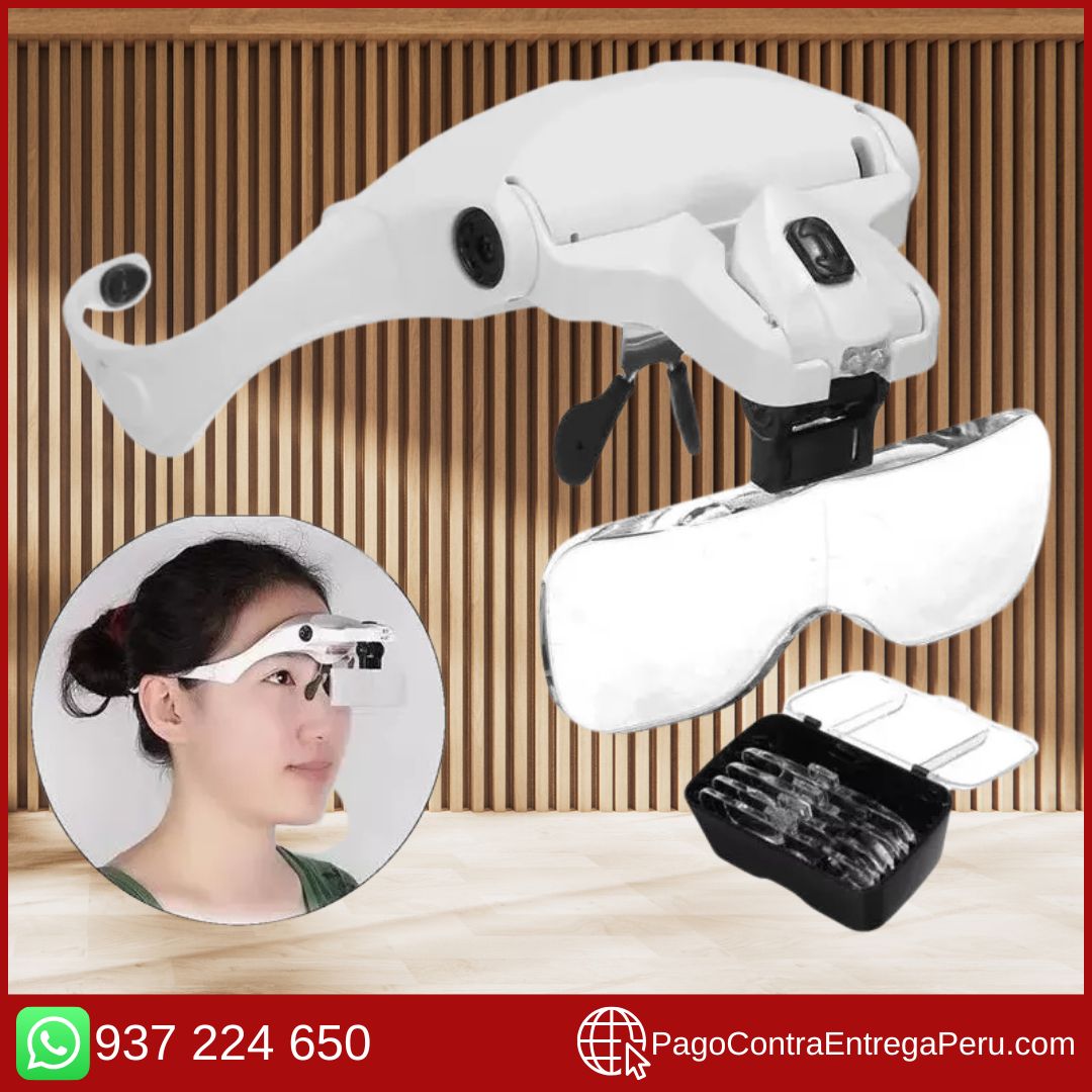CASCO CON LENTES MAGNIFICADORES (MÚLTIUSOS)