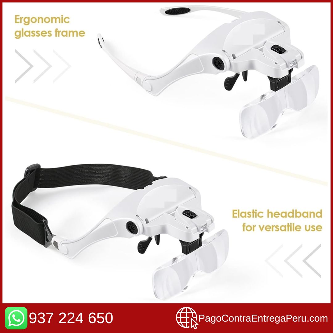 CASCO CON LENTES MAGNIFICADORES (MÚLTIUSOS)