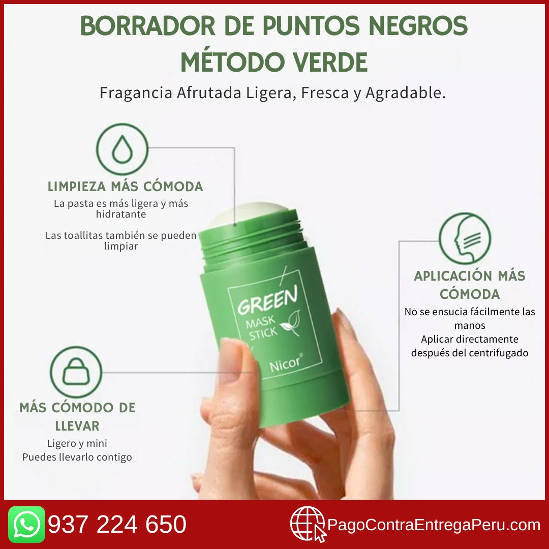 Mascarilla de té verde de limpieza profunda (SIENTETE SEGURA(O) TODO EL AÑO) !!!!