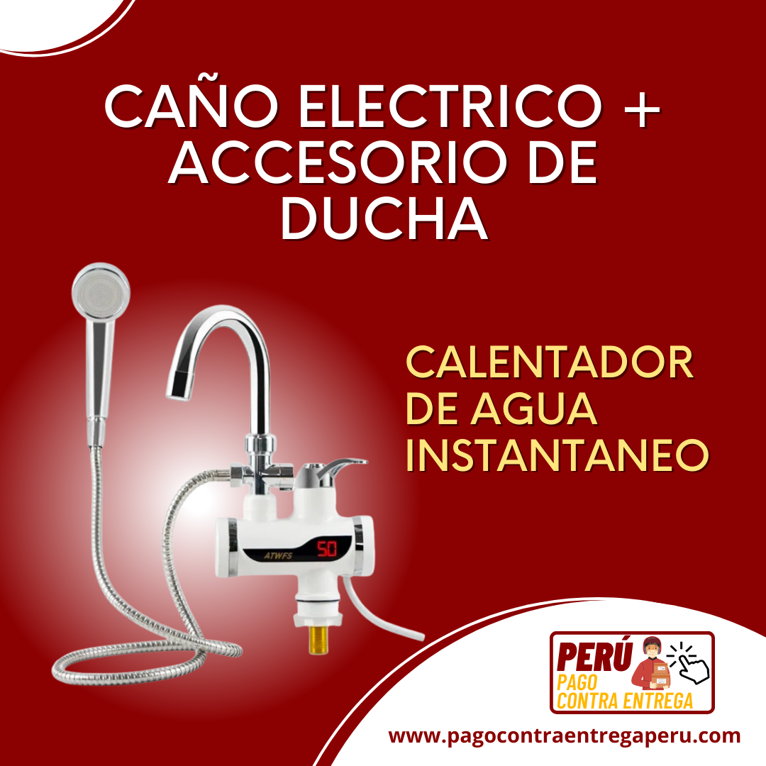 CAÑO ELÉCTRICO - con accesorio de ducha