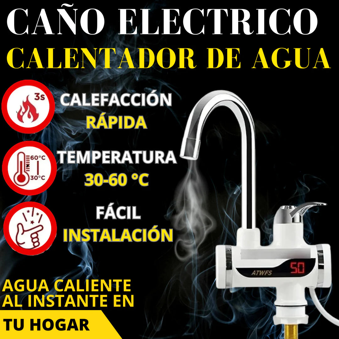 CAÑO ELÉCTRICO - CALENTADOR DE AGUA ELÉCTRICO INSTANTÁNEO ( TABLERO O PARED)