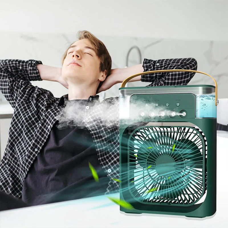 VENTILADOR HUMIFICADOR PORTÁTIL 3 EN 1